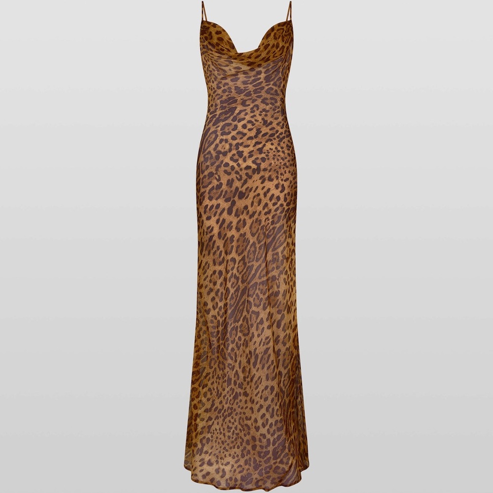 Rat & Boa Leopard Print Dress